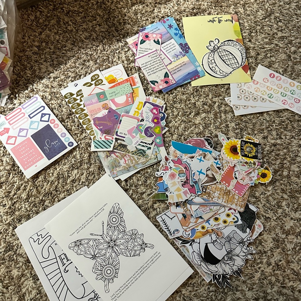 Assorted Planner Stickers & more
